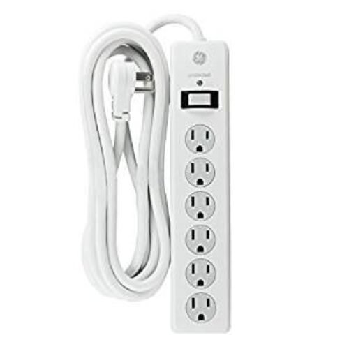 6 Way, 2USB Ports, Power Extension Cable with surge Protection