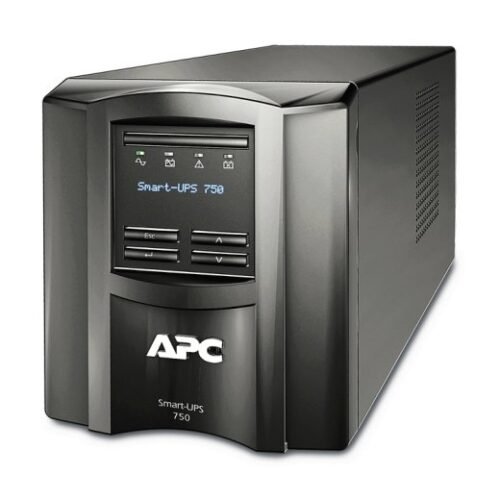 SMT750IC – APC Smart-UPS, 750VA, Tower, 230V, SmartConnect, AVR, LCD